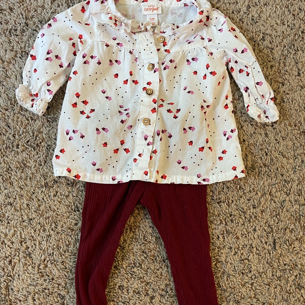 Cat & Jack Baby Girl Outfit